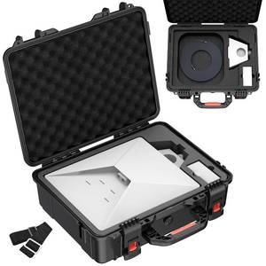 lot 19233 image: MEKEET Starlink Mini Case, IP67 Waterproof Hard case Fits Star Link Mini Dish, Portable Shoulder Dual Carry Options with Precision Cut Foam For Starlink Accessories,Ideal for Travel and Camping