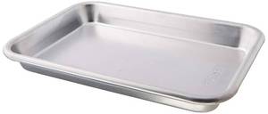 lot 20268 image: Nordic Ware Naturals Eighth Sheet - USA Made Uncoated Natural Aluminum Commercial Quality Sheet Pan, 1-Pack