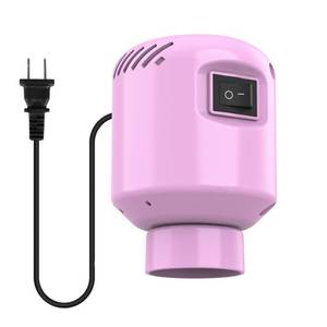 lot 2075 image: Electric Vacuum Pump for Storage Bags - 55W Fast Compression, Universal for Bags Under 1.5, Auto Voltage 100V-240V, Portable Space Saver for TravelHome, Pink