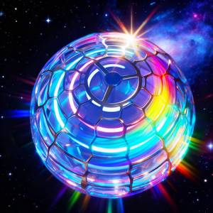 lot 2091 image: 2025 Upgraded Flying Orb Ball Toys, Hand Controlled Spinner Toy with Colorful LED Lights �� 360° Hover Spinning Top for Teens & Adults, Fun Motion Toy, Rechargeable Gift for Boys & Girls (Blue)