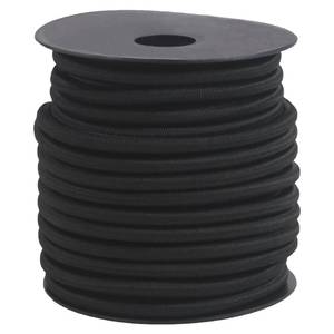 lot 2118 image: 6mm Black Bungee Cord 14in 50ft Heavy Elastic Cord for Sewing Stretchy Nylon Rope String Kayak Tie Down Straps Tent Elastic Cord Replacement for Crafts-Clothing-Outdoor Supplies (ZH150)