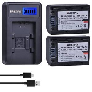 lot 2121 image: Batmax 2Packs NP-FH50 Battery  LCD USB Charger for Sony NP-FH30,NP-FH40,NP-FH50 H Series BatteriesSony Alpha DSLR A230, DSLR A290, DSLR A330, DSLR A380, DSLR A390, Cyber-Shot DSC-HX1 Handycams