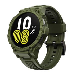 lot 2152 image: GELISHI Compatible with Galaxy Watch 5, Galaxy Watch 4 Band with Case 44mm Men, Rugged Protective Band Quick Release Sport Wristband for Galaxy Watch 54 44mm, Army Green