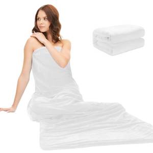 lot 2155 image: ROYALAY Sauna Towels for Inside Sauna, Absorbent Sauna Blanket Insert Towel, Sauna Accessories Luxury for Inside Sauna Women, Reusable and Machine Washable Sauna Supplies,White