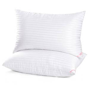 lot 3699 image: EIUE Hotel Collection Bed Pillows for Sleeping 2 Pack Standard Size��Pillows for Side and Back Sleepers,Super Soft Down Alternative Microfiber Filled Pillows,20 x 26 Inches