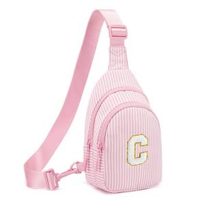 lot 4348 image: Viverte Gifts for 8 9 10 11 12 13 14 Year Old Girls Sling Bag Crossbody Bags Fanny Pack for Teen Girls Personalized Gifts for Women (Light Pink-C)