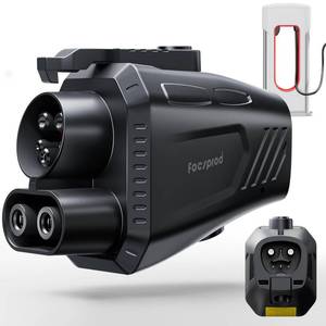 lot 4351 image: FOCSPROD Upgraded for Tesla Supercharger to CCS1 Charger Adapter, Max 500A 1000V Fast Charge NACS to CCS Adapter, CCS1 Electric Vehicle Charging Compatible with Tesla Superchargers
