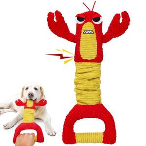 lot 4362 image: IOKHEIRA Dog Toys for Aggressive Chewers - Christmas Dog Toys Gifts for Large Dogs, Tough Durable Indestructible Dog Toys, Big Dog Chew Toys and Large Breeds, Lamb chop Dog Toy(Red)
