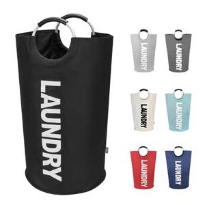 lot 4383 image: DOKEHOM 90L Large Laundry Basket, Collapsible Laundry Bag, Freestanding Tall Clothes Hamper, Foldable Washing Bin (Black)