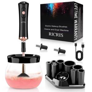 lot 4410 image: RICRIS Electric Makeup Brush Cleaner and Dryer Machine - Super Fast Clean and Dry Make Up Brushes - Automatic Cosmetic Brush Spinner Washer Tools