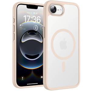 lot 4411 image: TOCOL Magnetic for iPhone 16e Case, Upgraded Full Camera Protection, Compatible with Magsafe, Drop Protection, Translucent Matte Back Bumper for iPhone 16e 6.1-Inch (Gold)