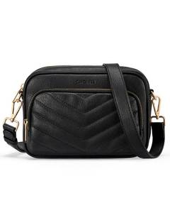 lot 4428 image: CHOLISS Quilted Crossbody Bags for Women RFID Vegan Leather Travel Purse Small Shoulder Handbags with Built in Wallet