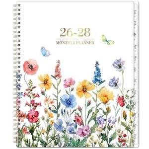 lot 4432 image: 2026-2028 Monthly PlannerCalendar - 2 Year Monthly Planner 2026-2028, Jul. 2026 - Jun. 2028, 9 � 11 Calendar Planner 24 Months with Tabs, Twin-Wire Binding, Double-Side Pocket, Holiday �� Note Pages