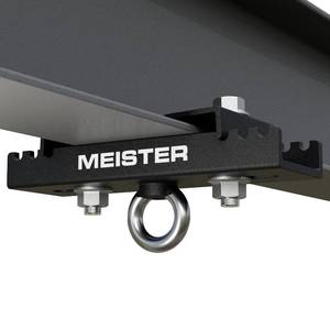 lot 4452 image: Meister Beam Clamp Hanger Mount for Boxing & MMA Heavy Bags, Suspension Straps & Ceiling Fixtures - Black - 3.5 - 5.5