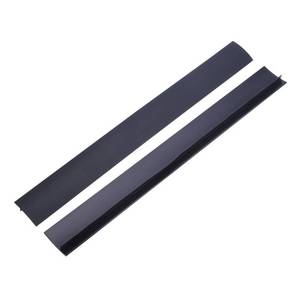 lot 4468 image: 2 Pack Flexible Kitchen Stove Gap Covers, Silicone Gap Fillers Between Counter and Stovetop, Oven, Washer, Dryer, Easy to Wipe, Food Grade (Black, 21 Inches)