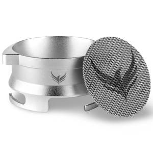 lot 4473 image: 54mm Dosing Funnel Espresso Puck Screen Set KNODOS Grinder Trigger Portafilter Funnel and Filter Compatible with Breville 54mm Portafilters