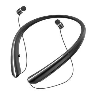 lot 4480 image: Tyxmere Bluetooth 5.0 Neckband Bluetooth Headphone, Sweat Resistant Noise Cancelling Stereo Headphones, and Retractable Ear Tips for Music, Conference, Videos ��Bright Black��