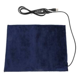 lot 6139 image: USB Pet Heating Pad 5V 2A USB Electric Cloth Heater Pad Washable Foldable Pad 45�� 3-Mode Adjustable Temperature and Timer USB Heated Blanket for Clothes Seat Pet Warmer (9.5x11.8in)