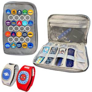 lot 6152 image: Kaizen Kreations MagicBand Travel Case Disney World Accessories for Trip. Disney Cruise Essentials.