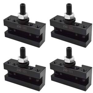 lot 6163 image: findmall AXA 4Pcs #1 Quick Change 250-101 Tool Post Turning Facing Holder Fit for Use with AXA Tool Post 250-100 250-111