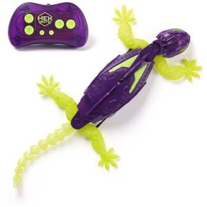 lot 6211 image: HEX Bots Glow-in-The-Dark Gecko with Official Wall Climber Technology, Rechargeable Remote Control Robot Kids Toys, Prank Toys for Boys & Girls Ages 4 & Up