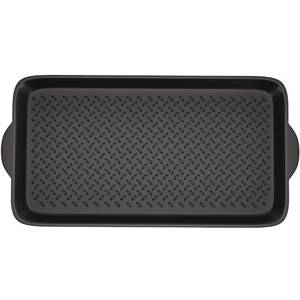 lot 6238 image: Matace 1 Pack Rubber Small Boot Tray for Entryway,Boot Mat,Shoe Tray,Shoe Mat for Indoor and Outdoor Use, 27.95x 15.74 (Pack of 1)