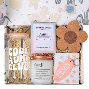 lot 6293 image: Aunt Gifts - Coffee Glass Cup Gift Ideas For Aunt - Birthday, Mothers Day, Christmas
