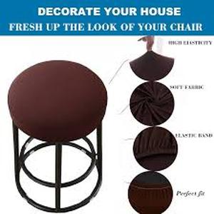 lot 14488 image: Bar stool seat covers (4)