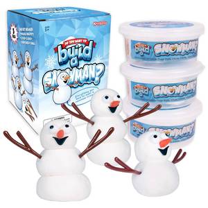 lot 6274 image: Kangaroo 3 Pack Build a Snowman Kit Snowballs Toys for Kids Stocking Stuffers - Snow Play Winter Toys Christmas Crafts DIY - Snow Man Kit Outdoor Modeling Clay Craft - Xmas Stocking Stuffers for Kids