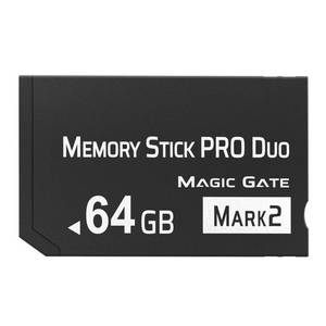 lot 6309 image: Original 64GB Memory Stick Pro Duo MARK2,High-Speed Memory Stick Duo Compatible with PSP1000 2000 3000 Accessories and Camera Memory Cards