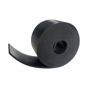 lot 6320 image: Black Solid Rubber Strip, 18 (.125) Thick X 2 Wide X 10Long, Solid Flat Rubber Roll for Anti-Slip, Anti-Vibration, DIY Gaskets, Crafts, Sealing, Supports, Protection