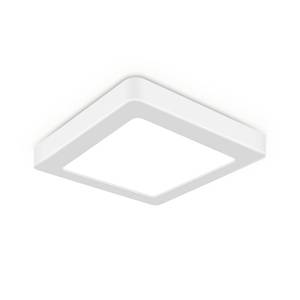 lot 6335 image: LED Flush Mount Ceiling Light, 6.46 Inch 12W 6500K Hardwire Light Fixture, 120W Equivalent 1.26In Thin Square White Lamp for Kitchen Porch Bedroom Hallway Stairwell Basement, Non-dimmable 1 Pack