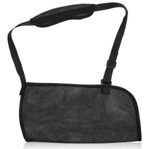 lot 6475 image: Wanmu Arm Sling for Women and Men, Lightweight Shoulder Brace Immobilizer, Comfortable Medical Sling for Shoulder Injury, Breathable Arm Sling for Broken, Dislocated, Fracture, Strain (Black)