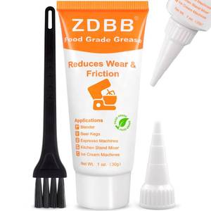 lot 8199 image: ZDBB Food Grade Grease for Kitchenaid Stand Mixer Odorless Food Grade Equipment Lubricant with PTFE Espresso Machine Grease Sanitary Lubricant for Beer Kegs, Meat Slicer, Grinders, 1 oz 1-Pack