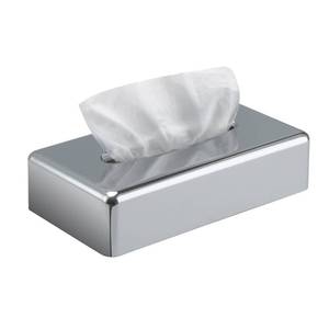 lot 8207 image: Y-in Hand Tissue Box Cover, Rectangular Mirror Wall Mounted Facial Paper Holder Dispenser, Prefert for Storage on Bathroom Vanity, Kitchen, Night Stand, Countertops Office and Car.