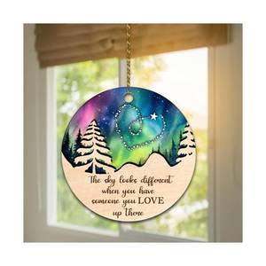 lot 8236 image: Hyturle Memorial Christmas Ornaments for Loss of Loved One - Memorial Suncatcher Ornament - Sympathy Gifts for Loss of Mom Father