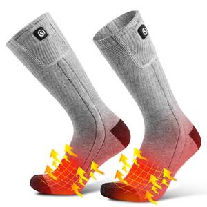 lot 13208 image: SAVIOR HEAT Heated Socks for Men Women Rechargeable Battery Electric Socks Winter Foot Warmer Outdoor Skiing Hunting Fishing