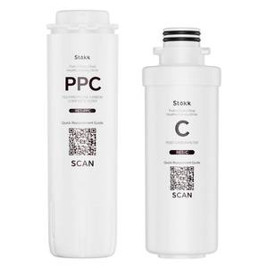 lot 13255 image: Stokk E1 Countertop Revere Osmosis System PPCC Replacement Filter Combination, Compatible with E1 & T1-Lite Series (NOT Compatible with T1)