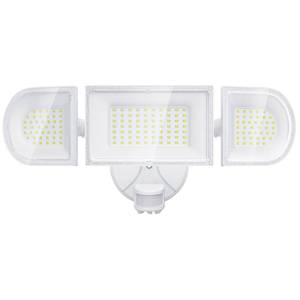 lot 13256 image: iMaihom 150W Motion Sensor Light Outdoor, 15000LM 6500K LED Security Floodlights, 3 Adjustable Head Motion Detection Light IP65 Waterproof for Yard Garage White 1pack