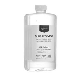 lot 14182 image: Amazon Basics Slime Activator Solution 1 QT (946ml), Baking Soda, Transparent