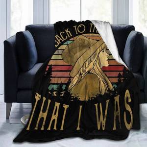 lot 14232 image: LANLEFIASY Blankets, Air-Conditioning Quilts, Super Soft Fabrics On The Outside, and White Inside. Suitable for Bed, Sofa, Camping, Cold Cinema Or Travel, Black, 50x40