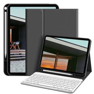 lot 14237 image: kenke for iPad (A16) 11th10th Generation Case with Keyboard (1110.9 Inch, 20252022), Smart Magnetic Detachable Wireless Bluetooth Keyboard, Folio Keyboard Case with Pencil Holder, Black