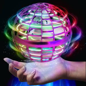 lot 14238 image: SVJJ Flying Orb Ball Toy, Flying Toy Boomerang Fly Spinners for Kids Adults Indoor Outdoor Flying Ball Toy, Globe 360°Rotating Hand Controlled Flying Orb Ball Toys Magic Toy (Purple)