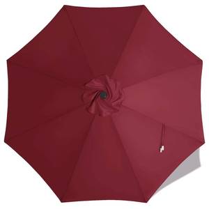 lot 14257 image: MASTERCANOPY Patio Umbrella 9 ft Replacement Canopy for 8 Ribs-Burgundy Canopy Only