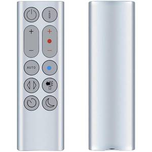 lot 14283 image: Replacement HP04 HP05 HP07 HP09 HP4A Fan Remote Control for Dyson Pure Hot  Cool Heater Fan Air PurifyingHeater - No Magnetic��Color Silver��