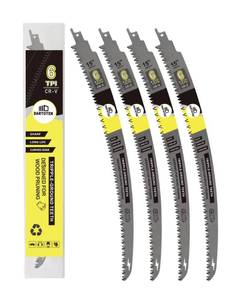 lot 14291 image: 15-Inch Japanese Teeth Reciprocating Saw Blades 4PCS, DARTOTEK Curved Edge 6TPI Pruning Blades for Wood, Tree Trimming Cutting, Fits Most Reciprocating Saws
