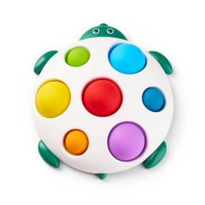 lot 14304 image: LiKee Fidget Popper Sensory Baby Toys for 10 Months, Christmas Stocking Stuffers Push and Popping Busy Board, Montessori Toys for 1 Years Old, Airplane Car Travel Toy for Toddlers 1-3 Stress Relief
