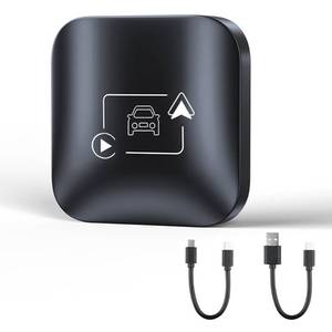 lot 14353 image: 2 in 1 Wireless CarPlay Adapter & Wireless Android Auto Car Adapter, Wireless CarPlay Adapter for Wired CarPlay & Wired Android Auto Car Converts Wired to Wireless for Cars from 2014 & iPhone iOS 8