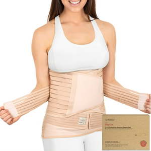 lot 3778 image: Revive 3 in 1 Postpartum Belly Band Wrap  Post Partum Waist Binder Shapewear (ML)