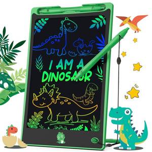 lot 4104 image: Hockvill LCD Writing Tablet for Kids 8.8 Inch, Toys for Girls Boys Drawing Pad for 3 4 5 6 7 Year Old Kid, Toddler Magnetic Doodle Board Travel Essentials, Birthday Valentines Gifts for Kids (Green)